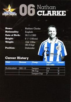 2010-11 Star Cardz Huddersfield Town #06 Nathan Clarke Back