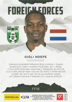 2020-21 SportZoo Fortuna:Liga - Foreign Forces #FF16 Gigli Ndefe Back