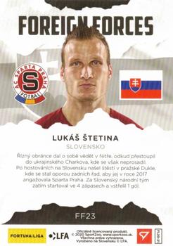 2020-21 SportZoo Fortuna:Liga - Foreign Forces #FF23 Lukas Stetina Back