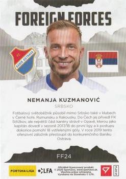 2020-21 SportZoo Fortuna:Liga - Foreign Forces #FF24 Nemanja Kuzmanovic Back