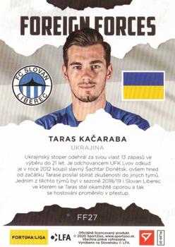 2020-21 SportZoo Fortuna:Liga - Foreign Forces #FF27 Taras Kacharaba Back