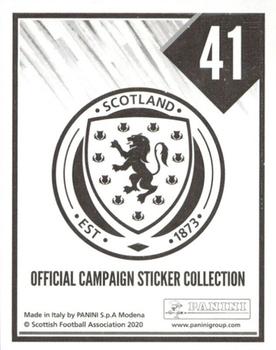 2021 Panini Scotland Official Campaign #41 David Marshall Back