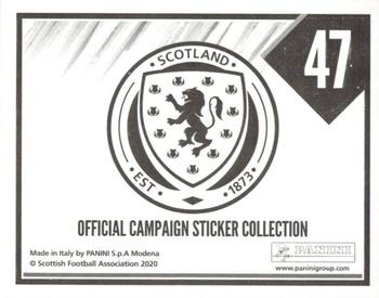 2021 Panini Scotland Official Campaign #47 Andrew Robertson Back
