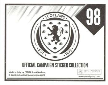2021 Panini Scotland Official Campaign #98 Allan McGregor Back