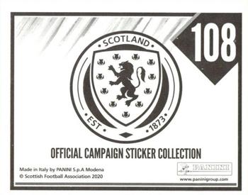 2021 Panini Scotland Official Campaign #108 Allan McGregor Back