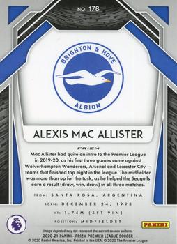 2020-21 Panini Prizm Premier League - Silver Prizm #178 Alexis Mac Allister Back
