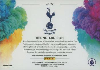 2020-21 Panini Prizm Premier League - Color Blast #27 Heung-Min Son Back