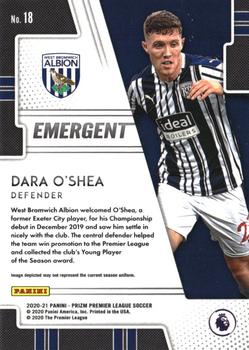 2020-21 Panini Prizm Premier League - Emergent #18 Dara O'Shea Back