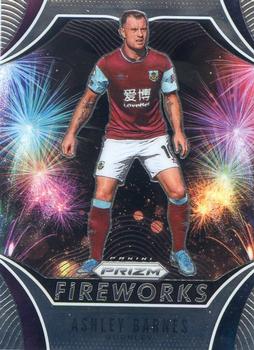 2020-21 Panini Prizm Premier League - Fireworks #4 Ashley Barnes Front