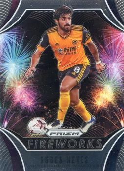 2020-21 Panini Prizm Premier League - Fireworks #10 Ruben Neves Front