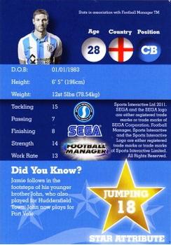2011-12 Star Cardz Huddersfield Town #6 Jamie McCombe Back