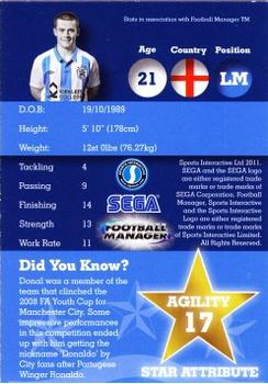 2011-12 Star Cardz Huddersfield Town #20 Donal McDermott Back