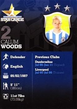 2012-13 Huddersfield Town Star Cardz #2 Calum Woods Back