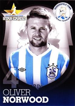 2012-13 Huddersfield Town Star Cardz #4 Oliver Norwood Front