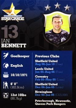 2012-13 Huddersfield Town Star Cardz #13 Ian Bennett Back