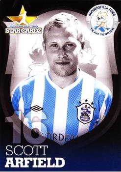 2012-13 Huddersfield Town Star Cardz #16 Scott Arfield Front