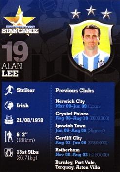 2012-13 Huddersfield Town Star Cardz #19 Alan Lee Back