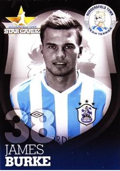 2012-13 Huddersfield Town Star Cardz #38 James Burke Front