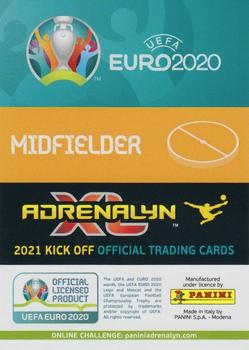2021 Panini Adrenalyn XL UEFA Euro 2020 Kick Off #2 Luka Modrić Back
