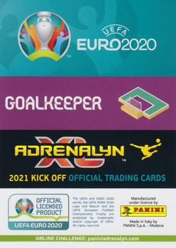 2021 Panini Adrenalyn XL UEFA Euro 2020 Kick Off #6 Gianluigi Donnarumma Back