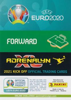 2021 Panini Adrenalyn XL UEFA Euro 2020 Kick Off #9 Cristiano Ronaldo Back