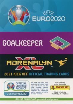 2021 Panini Adrenalyn XL UEFA Euro 2020 Kick Off #10 Pavao Pervan Back