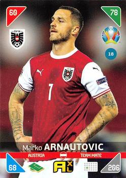 2021 Panini Adrenalyn XL UEFA Euro 2020 Kick Off #18 Marko Arnautovic Front