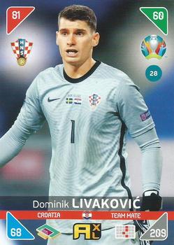 2021 Panini Adrenalyn XL UEFA Euro 2020 Kick Off #28 Dominik Livakovic Front