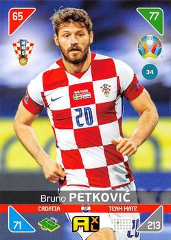 2021 Panini Adrenalyn XL UEFA Euro 2020 Kick Off #34 Bruno Petković Front