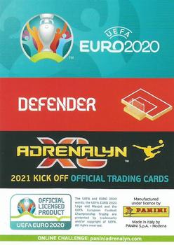 2021 Panini Adrenalyn XL UEFA Euro 2020 Kick Off #37 Jan Bořil Back