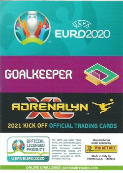2021 Panini Adrenalyn XL UEFA Euro 2020 Kick Off #46 Kasper Schmeichel Back