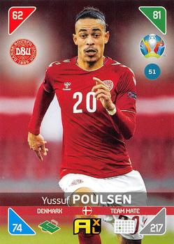 2021 Panini Adrenalyn XL UEFA Euro 2020 Kick Off #51 Yussuf Poulsen Front