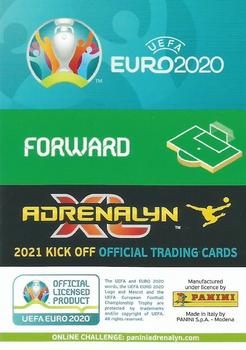 2021 Panini Adrenalyn XL UEFA Euro 2020 Kick Off #53 Martin Braithwaite Back