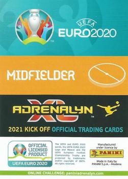 2021 Panini Adrenalyn XL UEFA Euro 2020 Kick Off #76 Glen Kamara Back