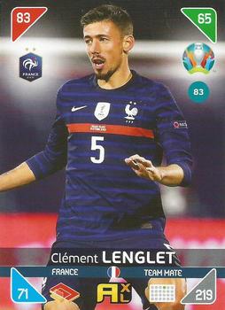 2021 Panini Adrenalyn XL UEFA Euro 2020 Kick Off #83 Clément Lenglet Front