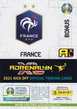 2021 Panini Adrenalyn XL UEFA Euro 2020 Kick Off #86 Second Skin (France) Back