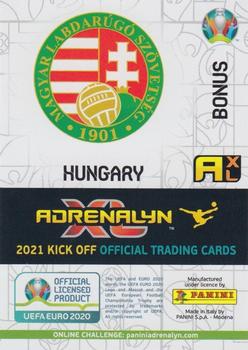 2021 Panini Adrenalyn XL UEFA Euro 2020 Kick Off #104 Second Skin (Hungary) Back