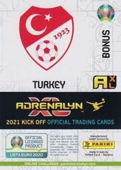 2021 Panini Adrenalyn XL UEFA Euro 2020 Kick Off #203 Second Skin (Turkey) Back