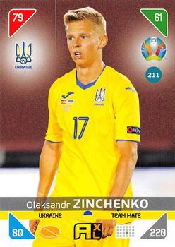 2021 Panini Adrenalyn XL UEFA Euro 2020 Kick Off #211 Oleksandr Zinchenko Front