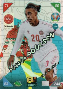 2021 Panini Adrenalyn XL UEFA Euro 2020 Kick Off #334 Yussuf Poulsen Front