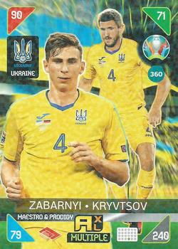 2021 Panini Adrenalyn XL UEFA Euro 2020 Kick Off #360 Ilya Zabarnyi / Serhiy Kryvtsov Front