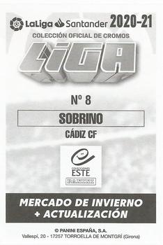 2020-21 Panini LaLiga Santander Este Stickers - Mercado de Invierno #8 Ruben Sobrino Back