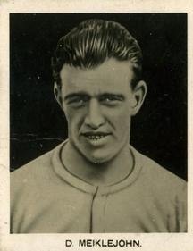 1922 Nelson Lee Library Footballers #29 David Meiklejohn Front