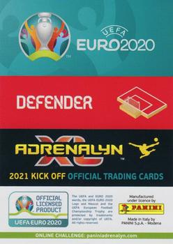 2021 Panini Adrenalyn XL UEFA Euro 2020 Kick Off - Limited Edition #NNO Kieran Tierney Back