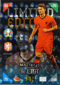 2021 Panini Adrenalyn XL UEFA Euro 2020 Kick Off - Limited Edition #NNO Matthijs De Ligt Front