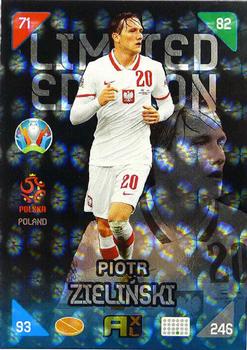 2021 Panini Adrenalyn XL UEFA Euro 2020 Kick Off - Limited Edition #NNO Piotr Zielinski Front