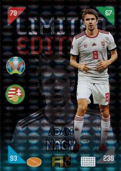 2021 Panini Adrenalyn XL UEFA Euro 2020 Kick Off - XXL Limited Edition #NNO Adam Nagy Front