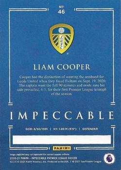 2020-21 Panini Impeccable Premier League #46 Liam Cooper Back