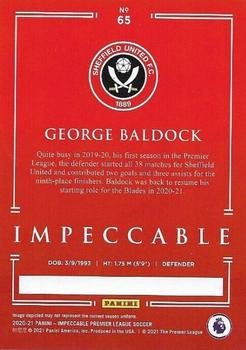 2020-21 Panini Impeccable Premier League #65 George Baldock Back