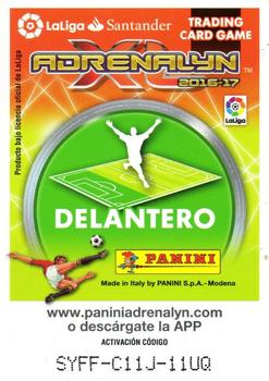 2016-17 Panini Adrenalyn XL LaLiga Santander - Limited Edition #LE-KG Kevin Gameiro Back